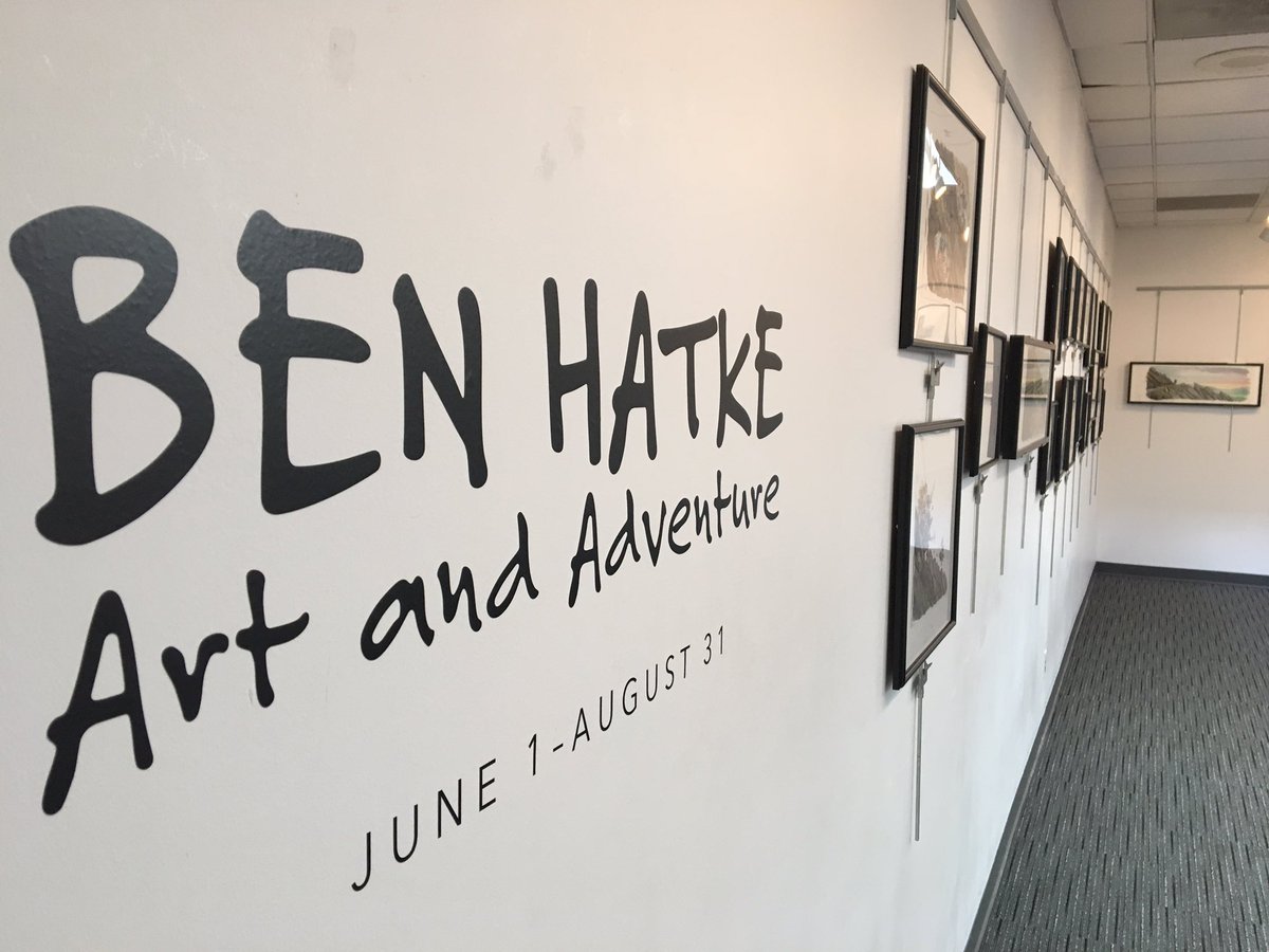 Some AMAZING (and adventure filled) art is going up at the Dowtown Library! <a href="/BenHatke/">Ben⭐️Hatke</a>