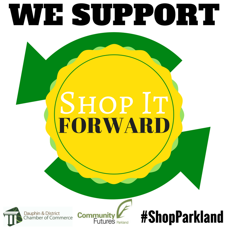 DauphinCoop's tweet photo. Watch for this sign in any local retail. Post a pic on FB or Twitter with #ShopParkland &amp; you could WIN @DauphinChamber Bucks!#shopitforward https://t.co/bnrujBHZR2