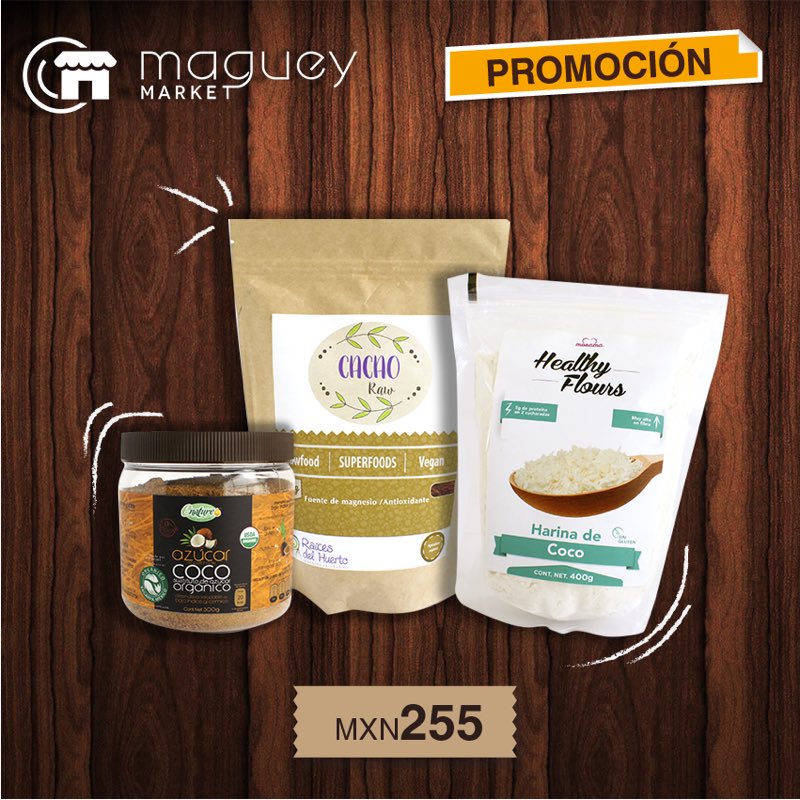 MagueyMarket's tweet photo. Aprovecha la semana de #HotSale en #TuMercadoOrgánico Haz clic para adquirir tu promoción https://t.co/2J9hAW9AHR https://t.co/wautw7xRTj