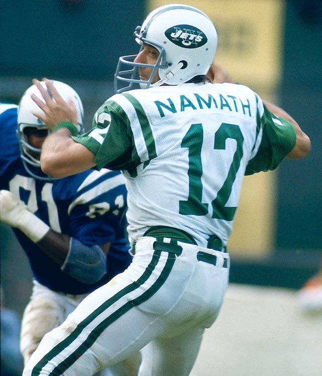Happy 74th bday to Broadway Joe Namath. If ever there was a QB meant to play in New York, it was Joe 