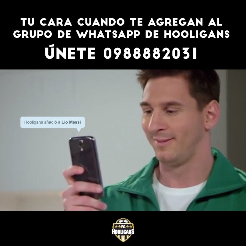 CanchaHooligans's tweet photo. Déjanos tu número o escríbenos a nuestro whatsapp para agregarte al grupo de #Hooligans y puedas ser parte de nuestros peloteos y eventos https://t.co/vql4nwTeNC