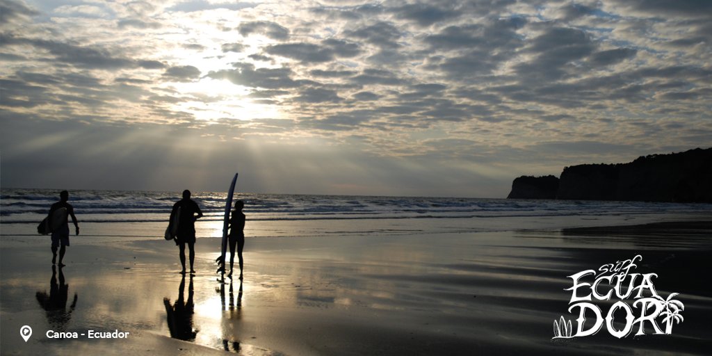 ★ #Canoa, uno de los destinos más recomendados para la práctica de #Surf en #Ecuador ➡️ow.ly/sQyk308qMAC #SurfEcuador 🏄