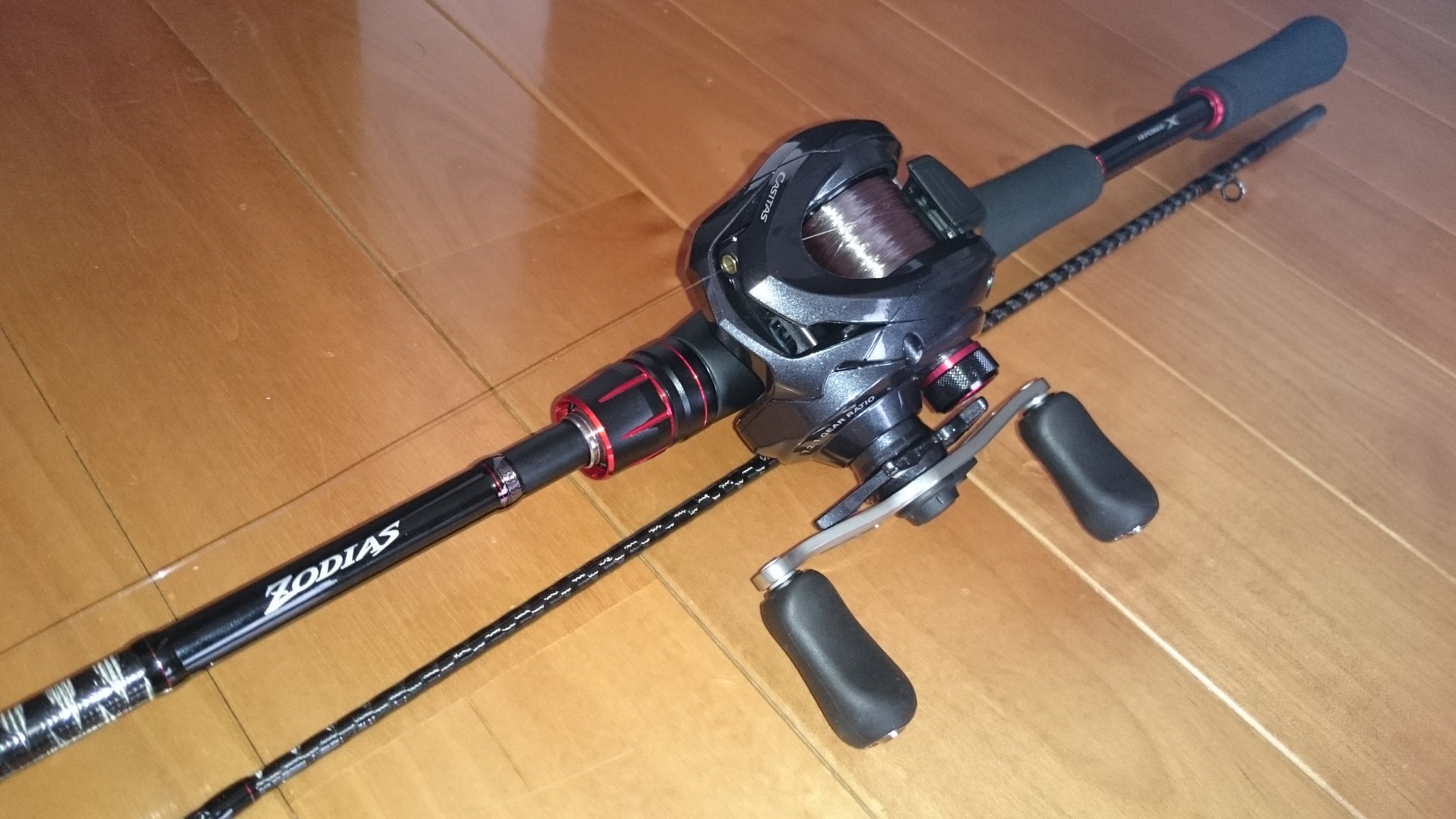 おぽっち カシータスmgl 101hg ゾディアス1610m 2 購入 リールはスコーピオン71とロッドは172mh 2と悩んだけどこれになった とりあえず12blフロロ75m巻きしたんで風がなければ仕事帰りにでも投げて来よ ちなみにバス用タックルだけど海で使用 T