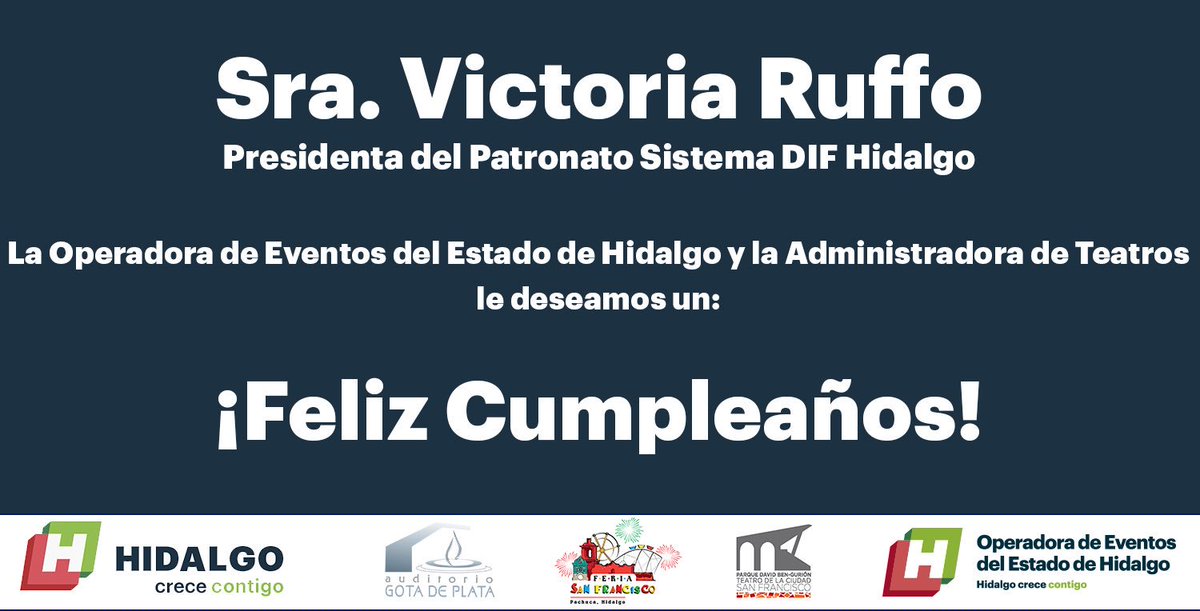 RafaHdezOlin's tweet photo. Felicito con gran aprecio a la Sra. @victoriaruffo31, con motivo de su cumpleaños. Mis mejores deseos en este día. ¡Muchas felicidades! https://t.co/49hJ1tFlH6