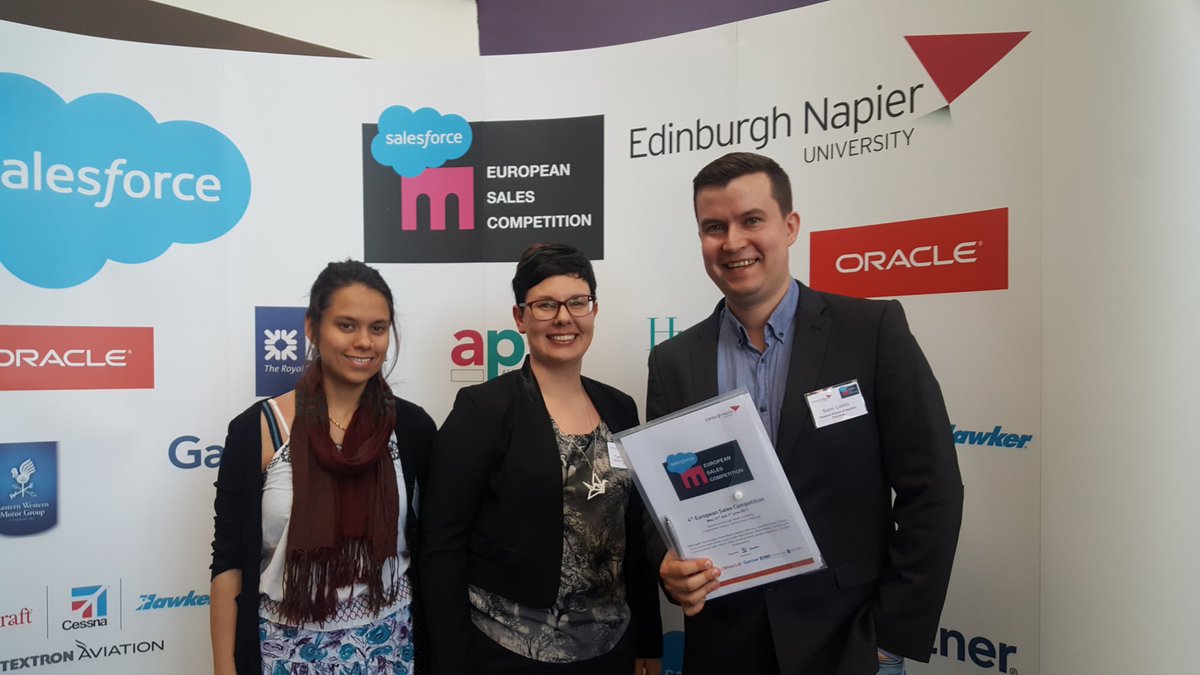 SamiLehto's tweet photo. Attending #europeansalescompetition with top sales talents from #tampere3 . Could not be more proud of our team. Thanks #ykampus #tamk https://t.co/JE0TO980x0