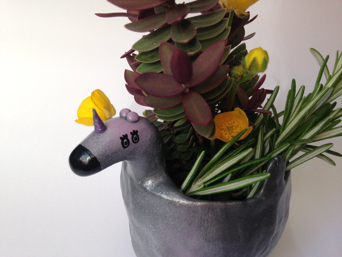 hilumpyunicorn's tweet image. Cosmic 💫🦄🌼🌈Lumpy Unicorn special commission with grey silver and purple!