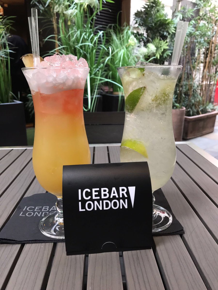 Fantastic cocktails at ICEBAR London  thank you for a enjoyable experience #icebarlondon