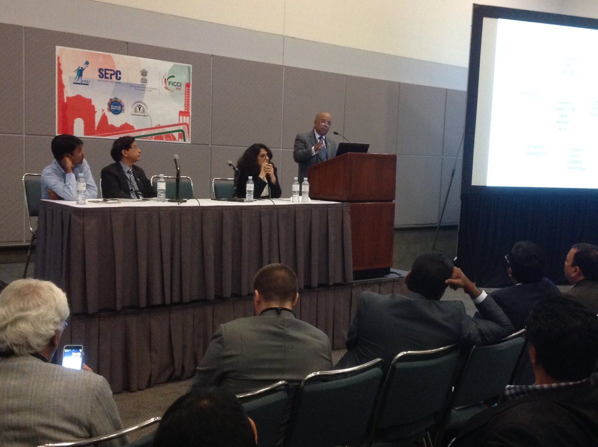 IndiaAtNafsa's tweet photo. #INDIAatNAFSA @TVMohandasPai @GhoshShobha @DrRajeshPankaj India Session at NAFSA2017 https://t.co/nytUNQkFAw