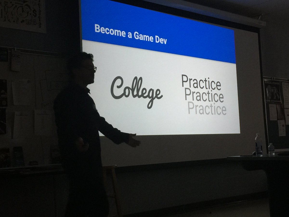MCPSGameLab's tweet image. BIG THANKS to @jean_simonet for sharing your expertise in AI and game programming with our Game Development Students #MCPS #BlakeHSignature