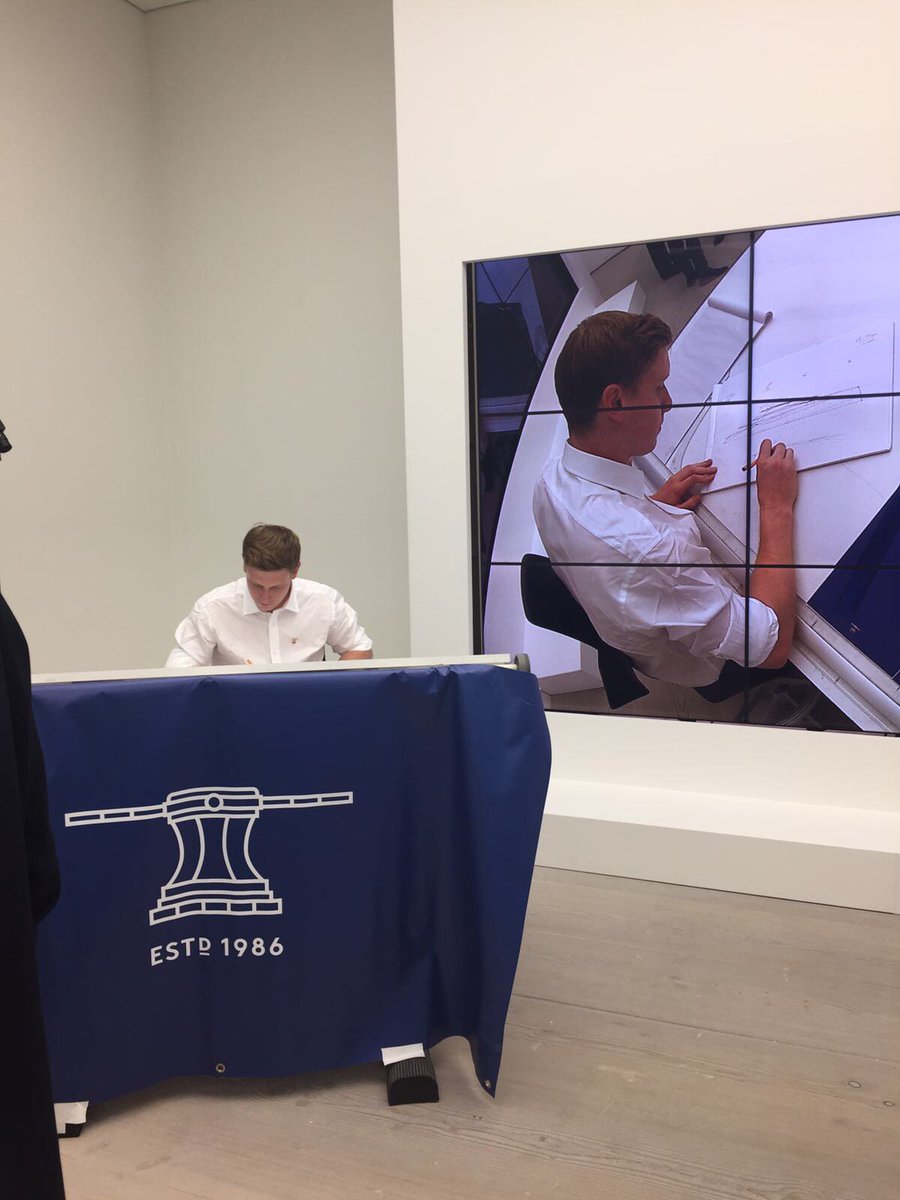 WinchDesign_WD's tweet photo. #WDexterior #yacht team sketching live at the @superyachtgllry event @saatchi_gallery #WDYachts #WDExteriors #WDInteriors https://t.co/5yQF9bw9ac
