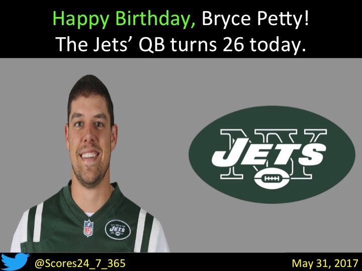  happy birthday Bryce Petty! 