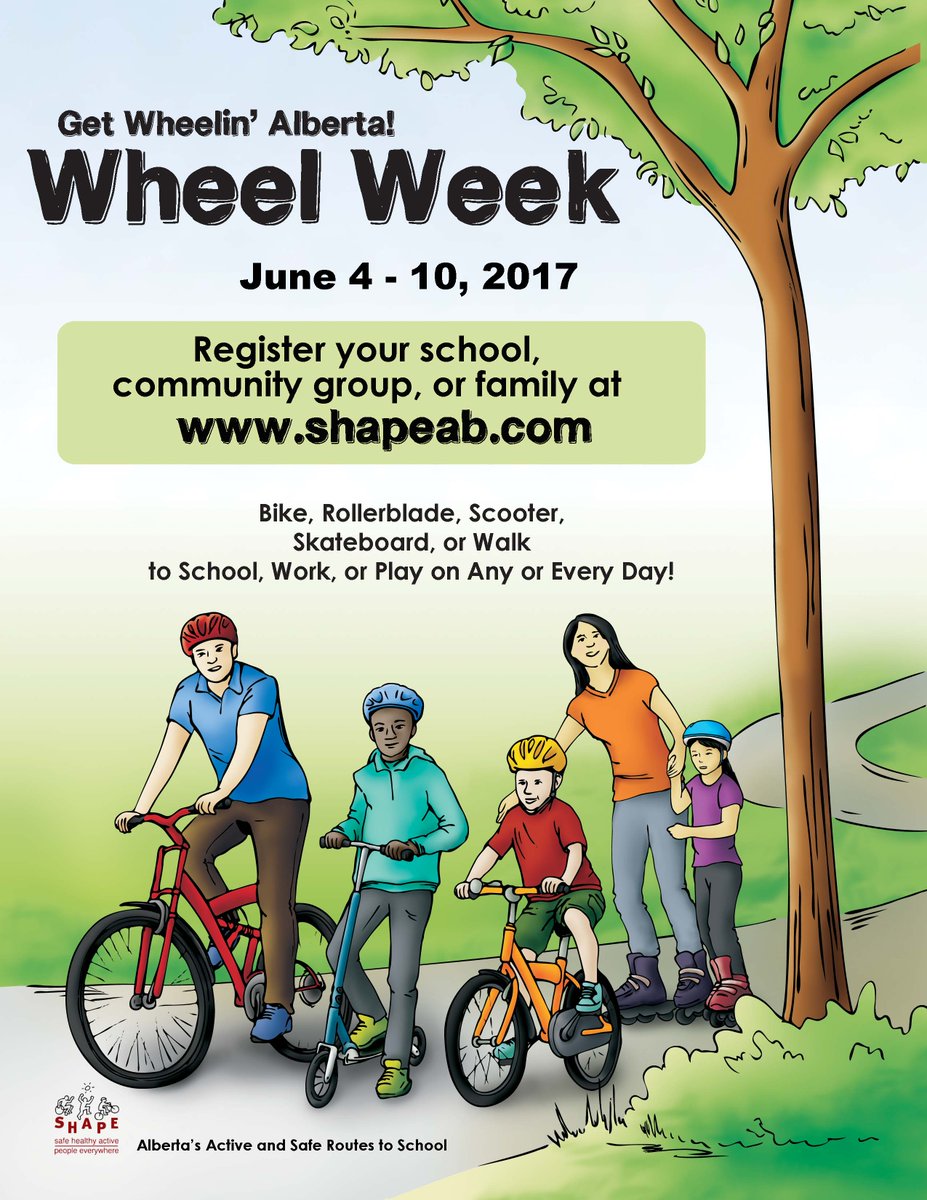 SHAPE_Alberta's tweet image. We are excited for #WheelWeek next week! 
Remember to be counted in and register at shapeab.com/wheel-week/
