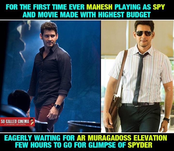 socalledcinemaa's tweet image. #SPYderTeaserOnTheWay #glimpseofspyder #Spyder #Mahesh23 #maheshbabu
