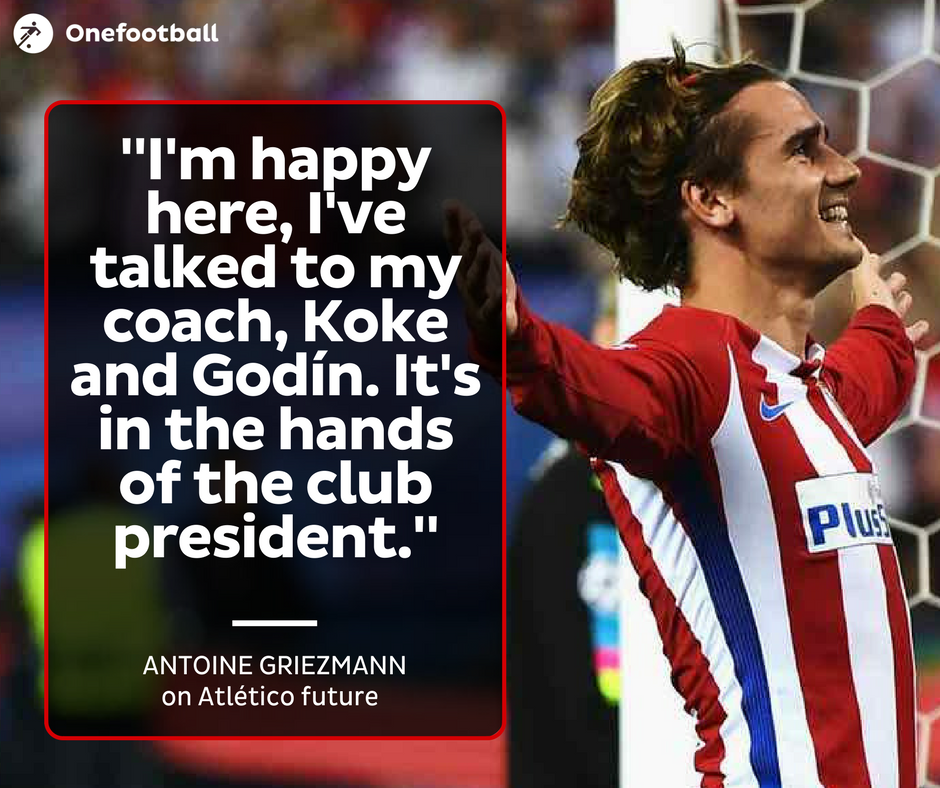 OneFootball's tweet photo. The latest on Griezmann's #Atlético future: https://t.co/1e3YcWKL1j 🤔 #MakeADecisionAlready https://t.co/CRFAghPYfr
