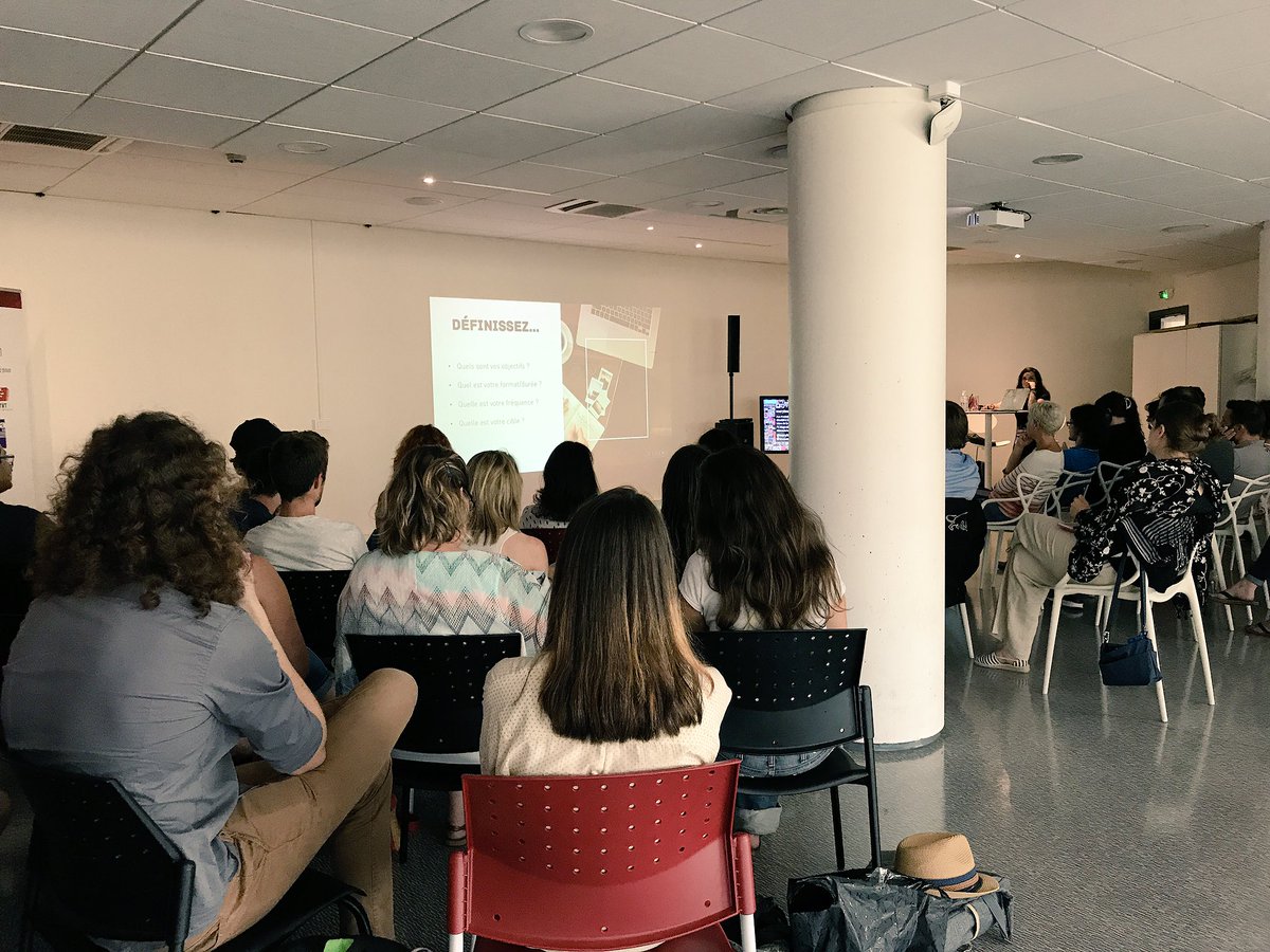 "Tourner, monter et diffuser vos vidéos" première conférence et premier conseil : définissez vos objectifs avant tout ! #VoixduWeb