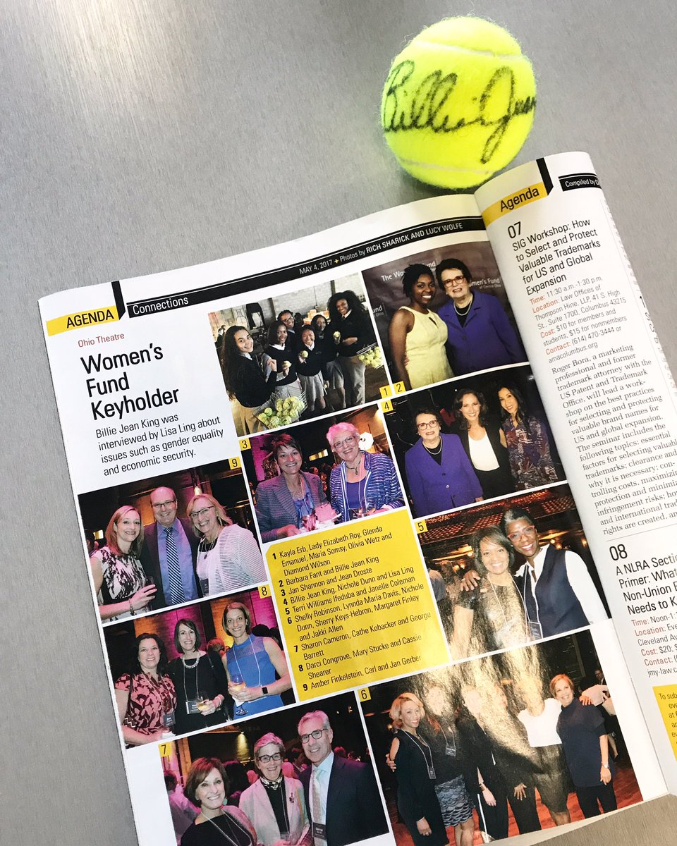 WomensFundCO's tweet photo. Spotted in @columbusceo @billiejeanking #keyholder17 #asseenincolumbus #gamechangers #changethegame #changingthegame #advocates https://t.co/WZ8ejpMB2X