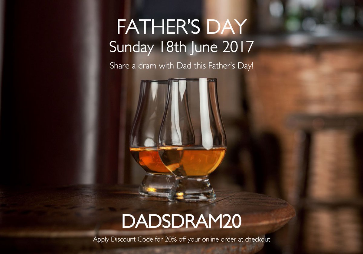 Treat Dad to some Whisky gifts this year for #fathersday. Use DADSDRAM20 @ Checkout to redeem 20% off ALL of our products.