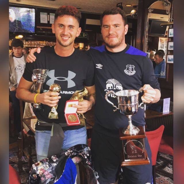 The Gaffer &amp; 38 Goal Top Scorer, Players/Managers Player of the Year with the <a href="/FazakerleyAthFC/">Fazakerley Athletic FC</a> Trophy haul

#sameagainnextseason