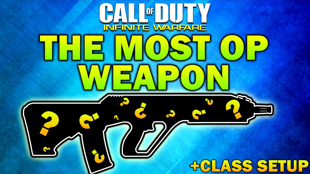 The Most OP Weapon In Infinite Warfare - Underused Best Gun Nuke Gameplay + Class Setup: youtube.com/watch?v=1au26R…