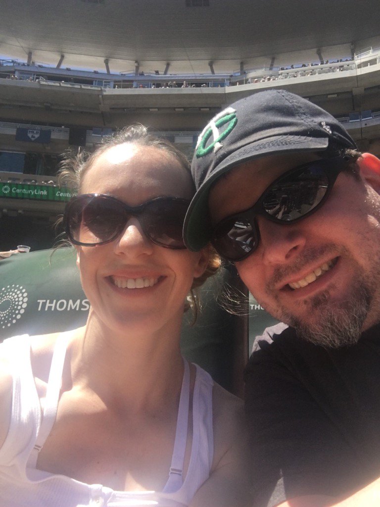 KTabor13's tweet photo. Celebrating 4 years of wedded bliss today with @Twins #TwinsPics #Tabors https://t.co/GBFG0QKuZL