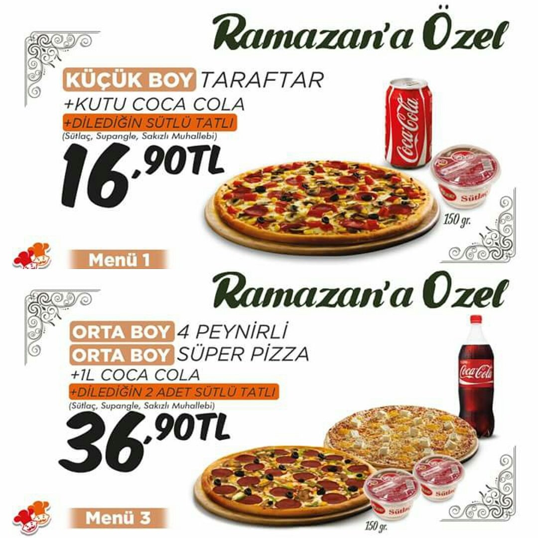 Pizza Pizza Ramazanda da size özel menüleriyle Liman Avm de..
#Ramazan #iftar #pizza #pizzapizza #bandırma #limanavm