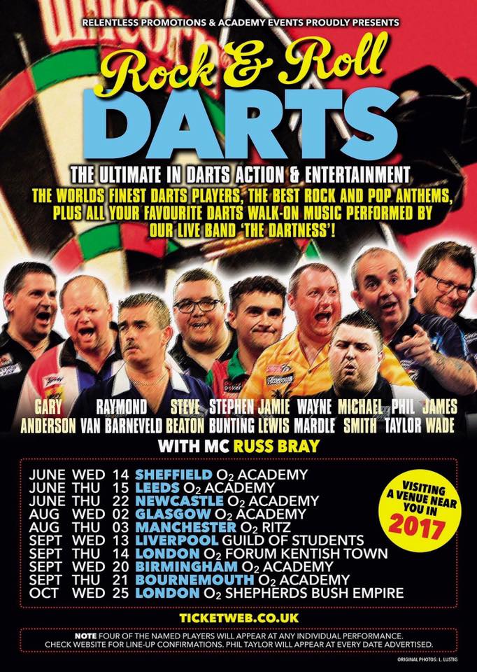 steve wraith on Twitter: "Get along to Rock and Roll Darts summer. Tickets on sale now #darts #nufc https://t.co/f9bJJGteih https://t.co/LIM5gH29vQ" / Twitter