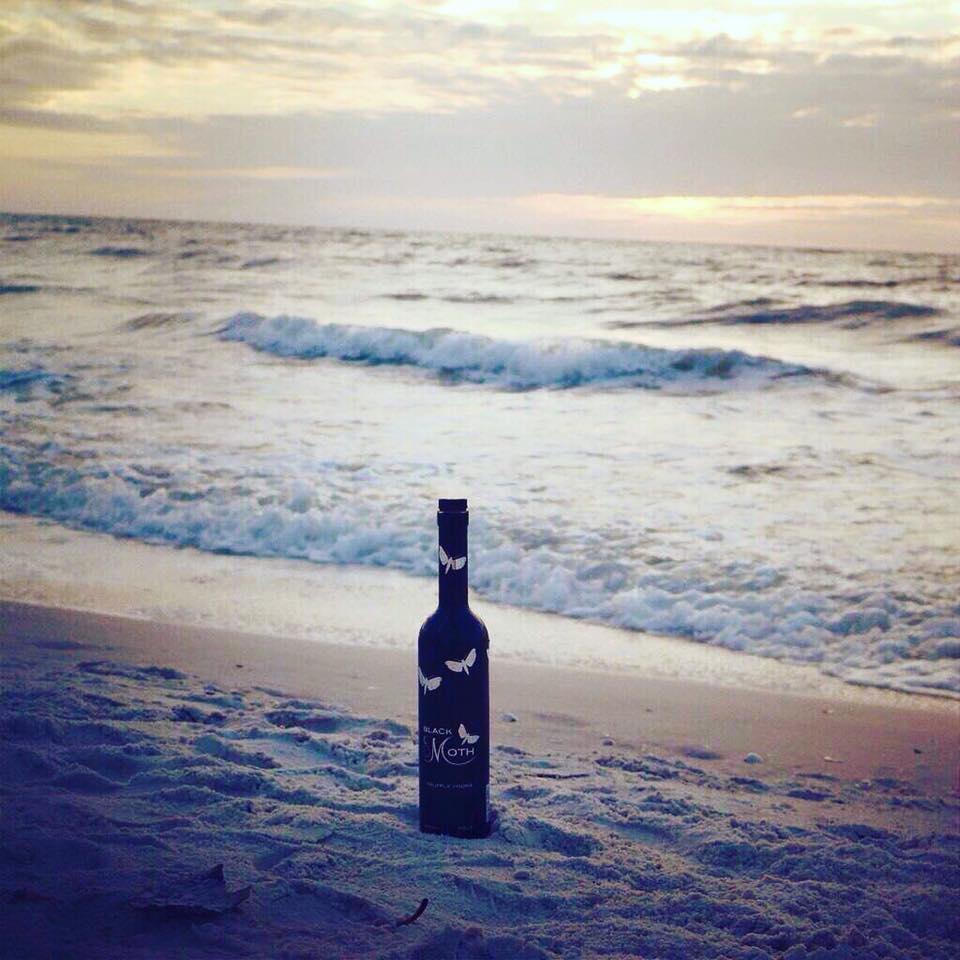 Best served on a beach in the Bahamas. Enjoy a Black Moth Moment wherever you are. #BlackMothVodka