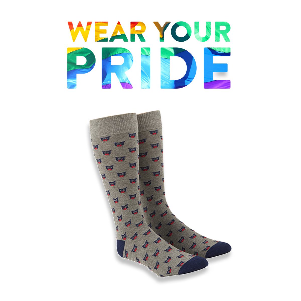 PronounOrg's tweet photo. Excited to launch our Equality Sock &amp; Equality Pin with @thetiebar just in time for #Pride Month! (https://t.co/hTvSrNFsgJ) https://t.co/ycZmr7CJqC