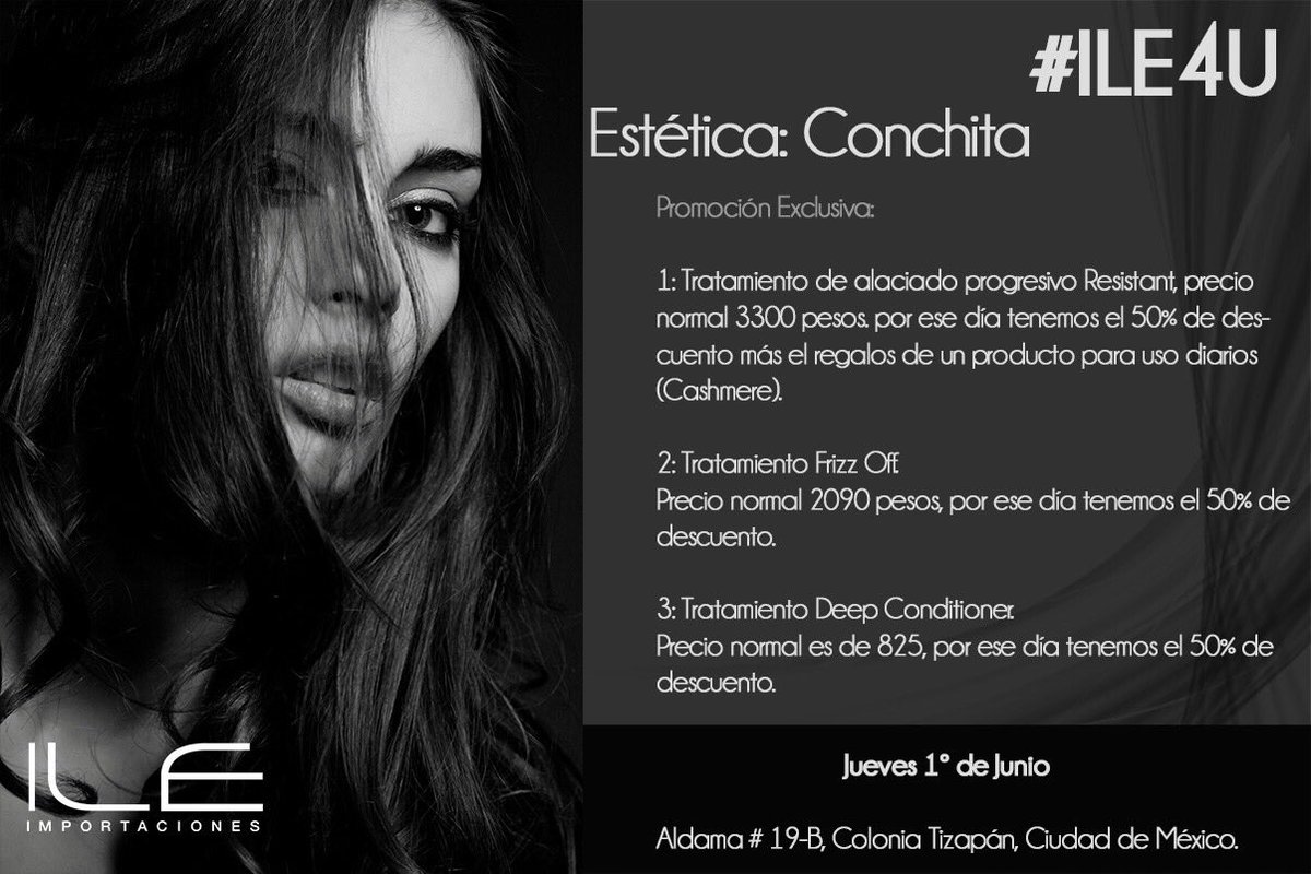 esteticaconchit's tweet photo. Promoción solo el día de mañana jueves 1º de junio, aprovecha esta gran oferta y consiéntete como lo mereces en Estetica Conchita https://t.co/AQRsnXukom
