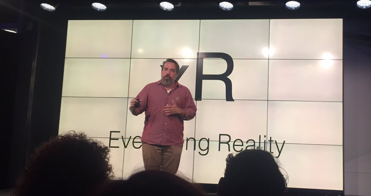 sladoo's tweet photo. The future reality will be seamlessly transitioning between multiple realities, from VR to AR to real life @onwevr #WatchMojoLive @MECideas https://t.co/FR9rwTI6b5