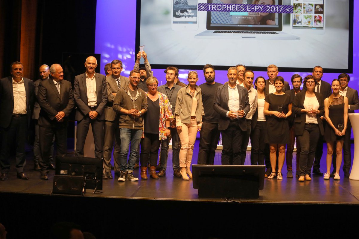 TeamEpy's tweet photo. #PyrénéesNumériques Revivez le salon #e_py et la cérémonie de remise des trophées 2017 + tous les lauréats https://t.co/b7QVeC4CkW https://t.co/USCAIUXRjP