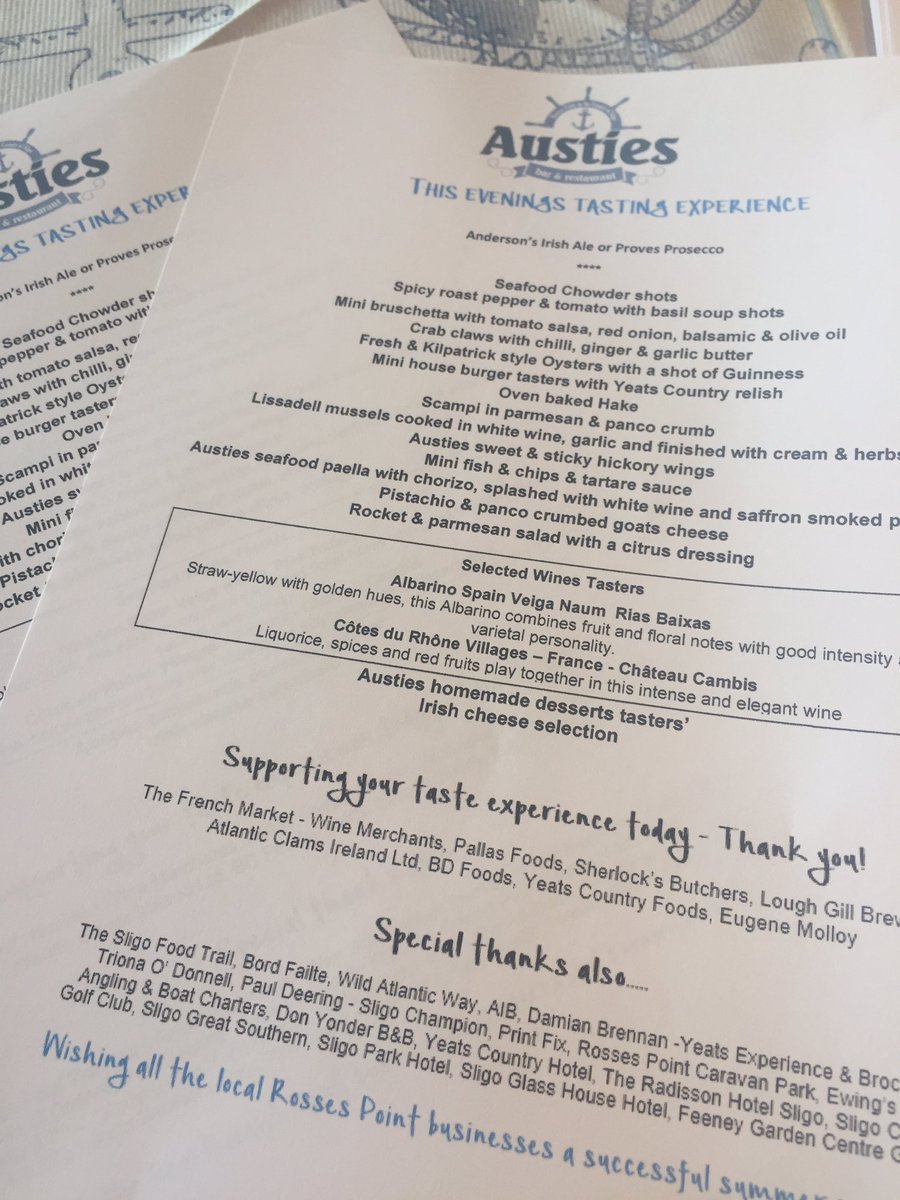 SligoFoodTrail's tweet photo. Enjoying Oysters from Wild Atlantic Oyster tonight at Austies Bar &amp; Restaurant #SligoFoodTrail https://t.co/kIVpxwVGea