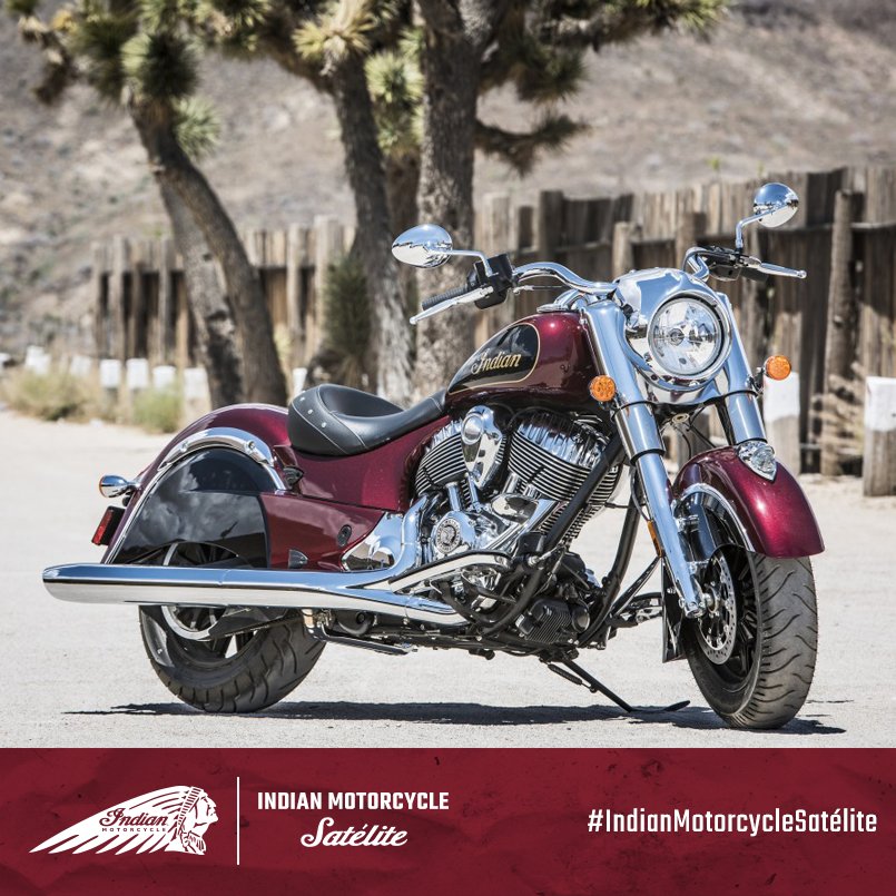 IndianSatelite's tweet photo. #ChiefClassic fue diseñada con los rasgos más exigentes del estilo Indian y brillantes acabados cromados. ¡Conócela y enamórate de ella! https://t.co/IcCDrYWg7a