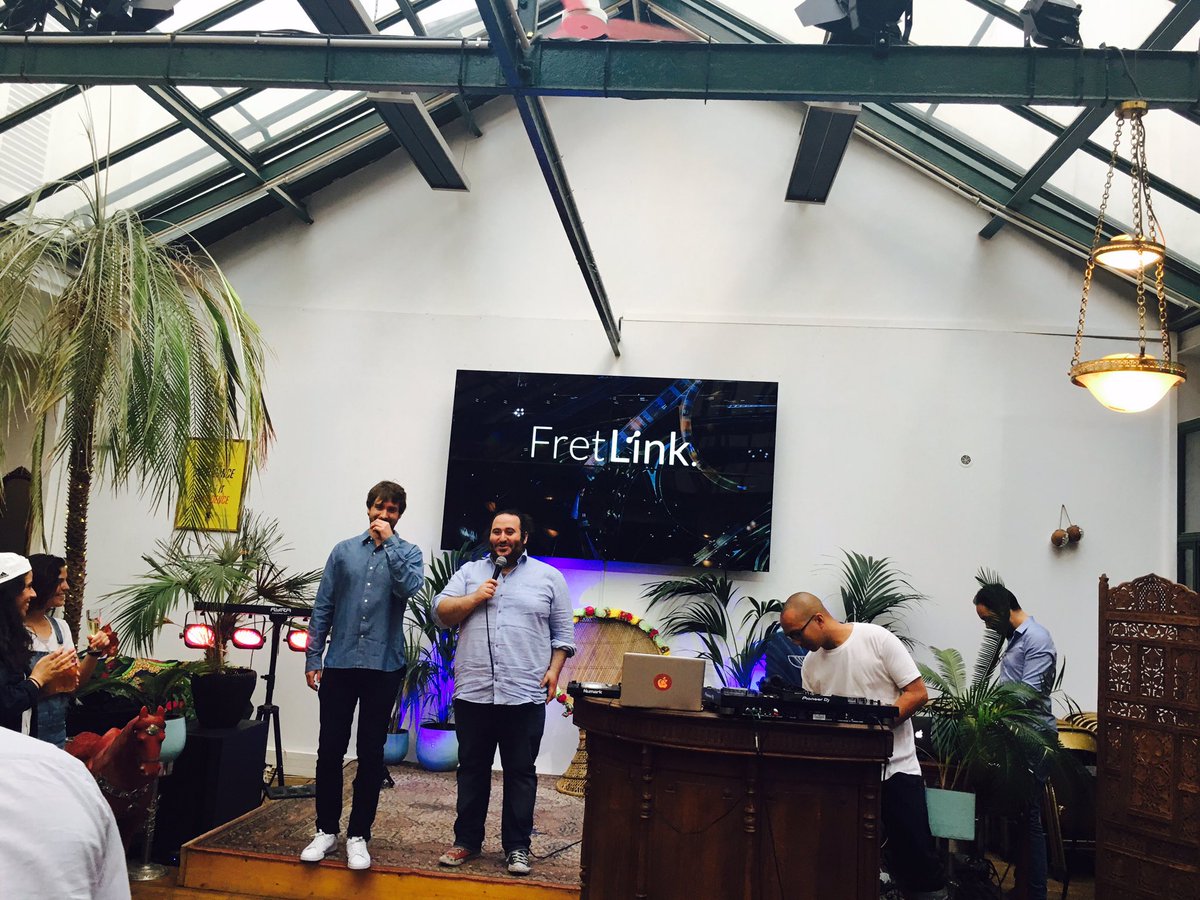 Yey ! Closing party 🥂 ! Proud to be investor <a href="/FretLinkEu/">Fretlink</a> 🚚🚛❤