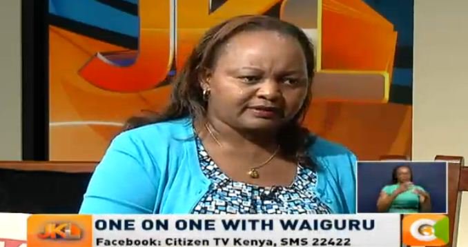 citizentvkenya's tweet photo. Waiguru: Are you aware that the 791 million NYS money has been recovered? #JKLive, @KoinangeJeff https://t.co/10qQmFJluO