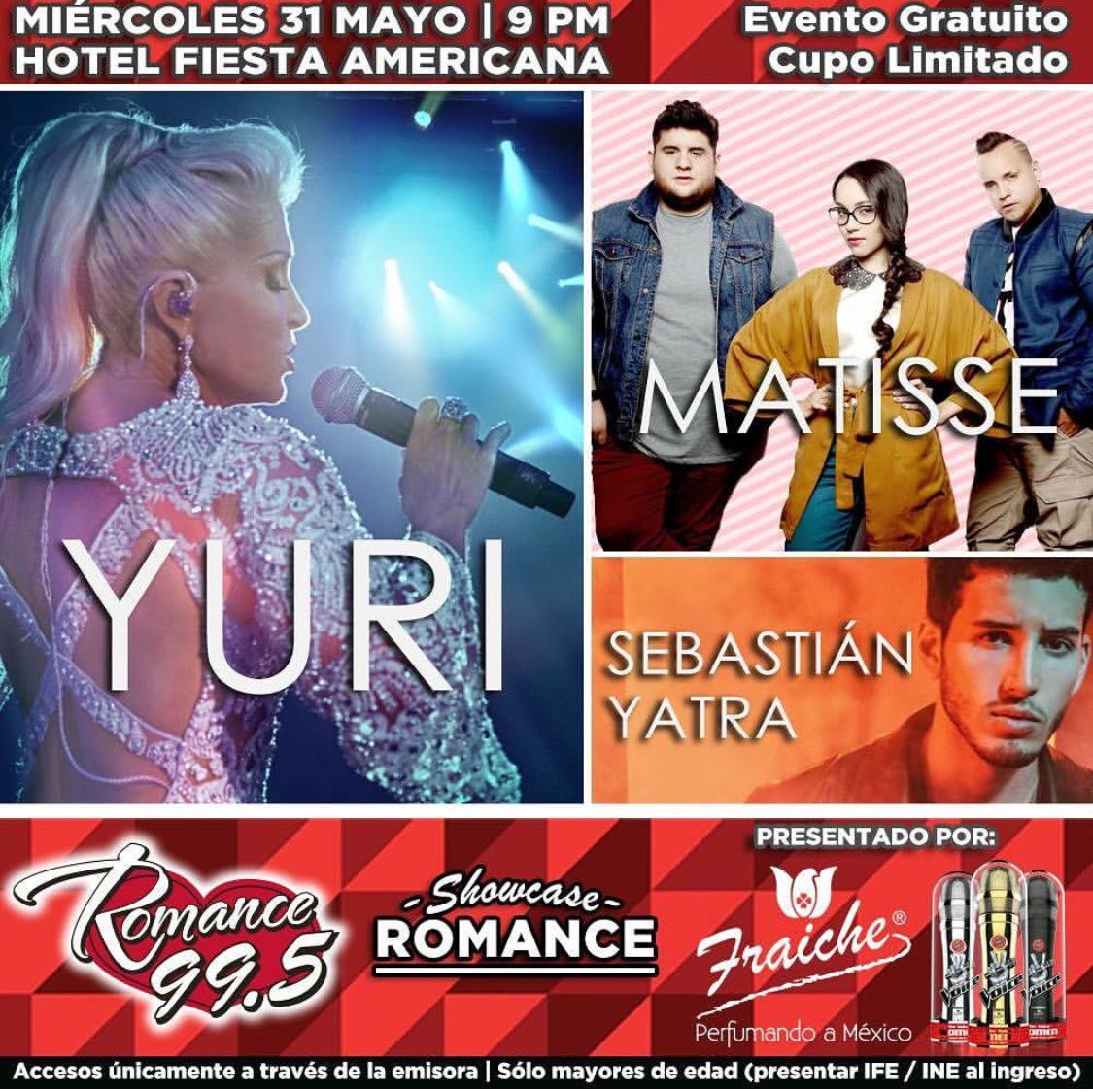 Matisse_Mx's tweet photo. #Guadalajara nos vemos esta noche en el #showcase de @Romance995FM!! Buena noche para bajar #LaMismaLuna, nos vemos en un rato ❤️🤗!!! https://t.co/DtJYBk5CsC