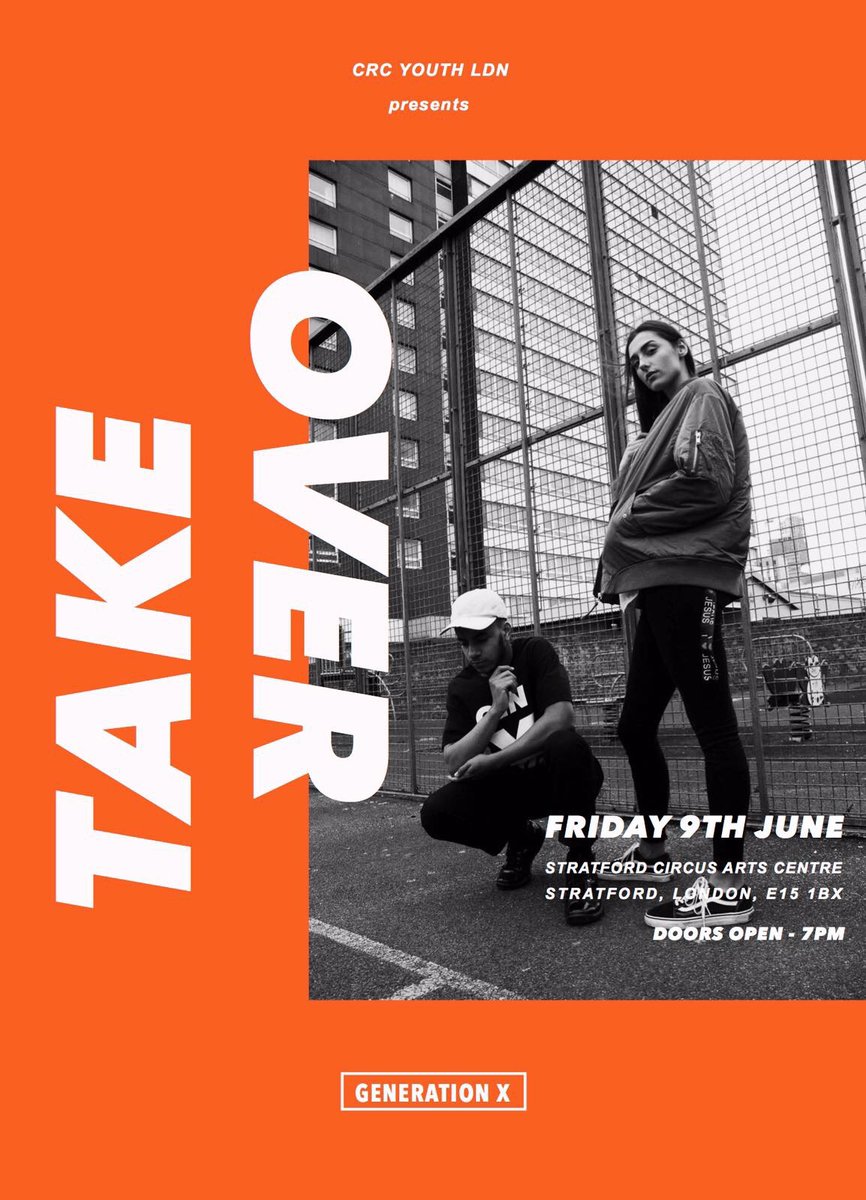 JOYMELODYUK's tweet photo. #TAKEOVER we are taking over Stratford on the 9th June @crcyouthldn !! Register register you can't miss out🌸🎉💥😁 https://t.co/3zSMIsxstk