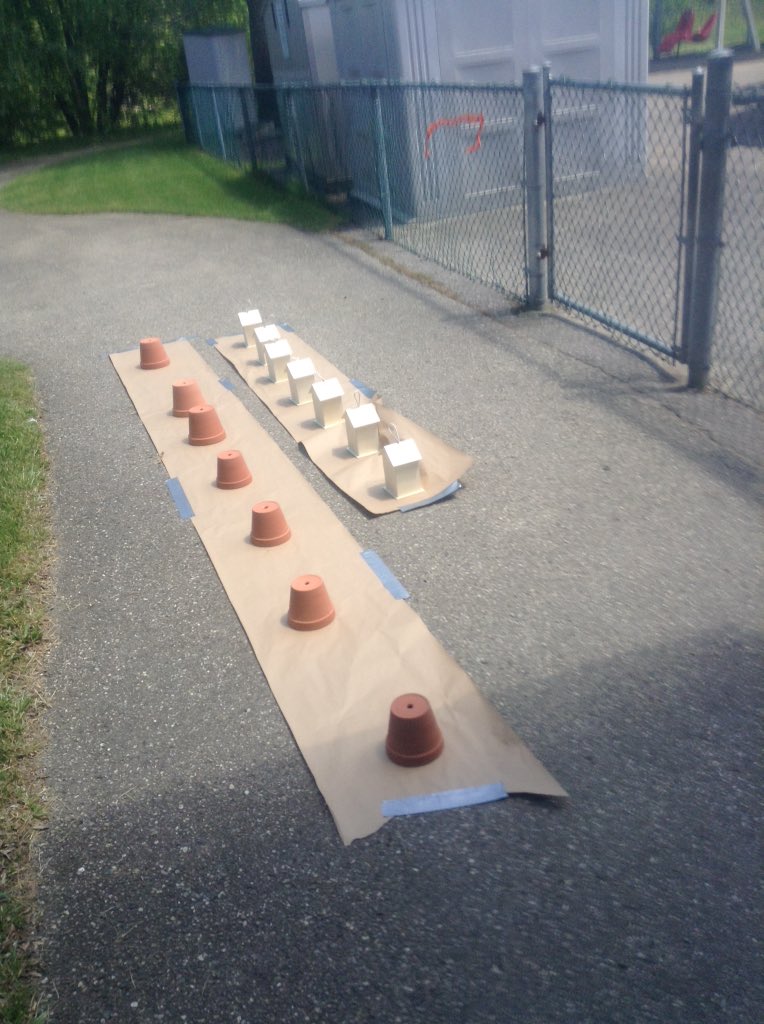 artforalltllp's tweet photo. Doing our part for #CampDay @TimHortons. We painted birdhouses and flower pots to sell. https://t.co/tU2wo0WTc4