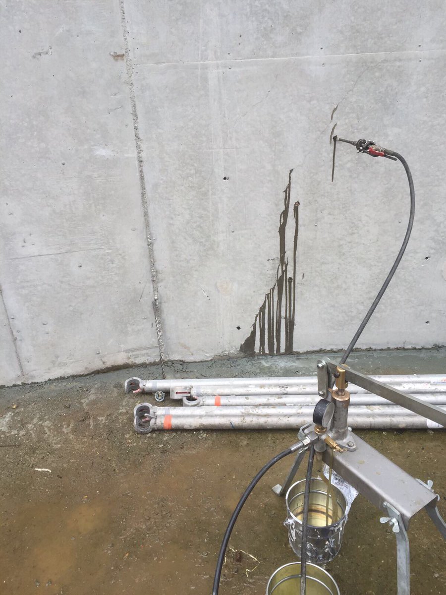 Nieuwe wand kleine scheurtje