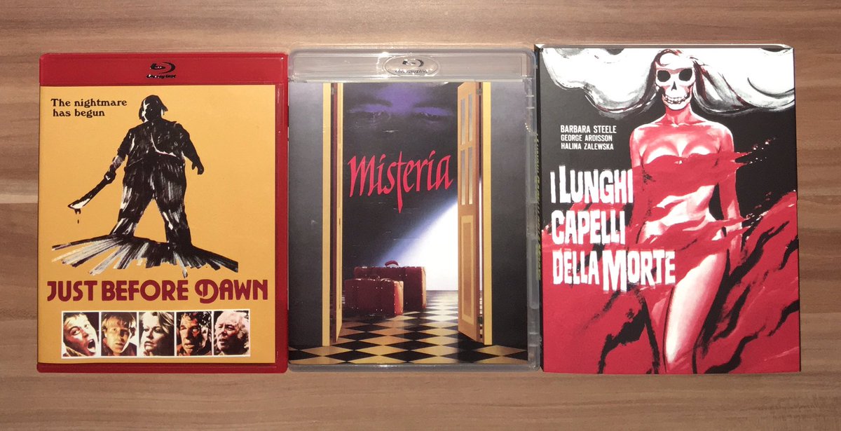 stephenwilson04's tweet photo. New stuff from @88_Films #JustBeforeDawn #BodyPuzzle #TheLongHairOfDeath https://t.co/iXTGtgu7Sx