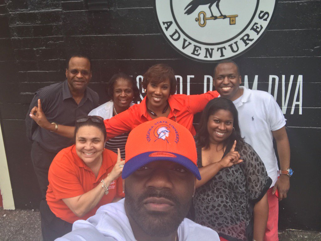 LetiziaGBoone's tweet image. Needless to say, our team won!!! We conquered MI6!  #VSU