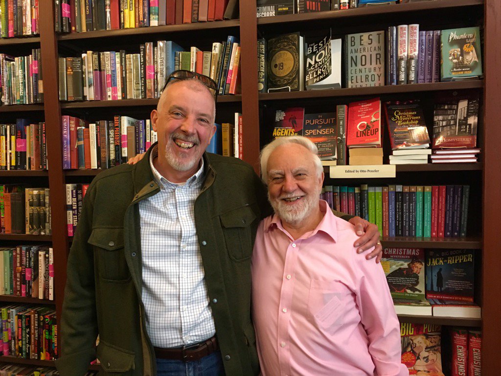Hanging in NYC with the international man of mystery! #mysteriousbookshop