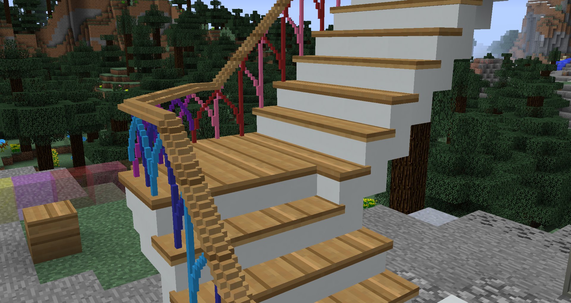 How to make Oak Stairs in Minecraft