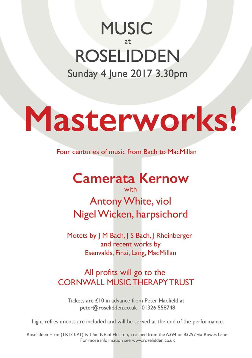 This Sunday #Music at <a href="/Roselidden/">Roselidden</a> #cornwallmusic #musicnews #Cornwall 🎼🎤