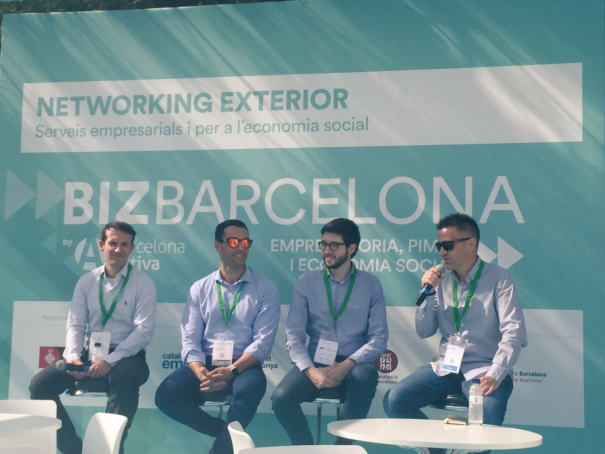 josepmvalero's tweet photo. Un plaer haver moderat avui la taula rodona #BLEandSPORT al @bizbarcelona. Moltes gràcies @3DDigitalVenue, @FirstV1sion i @9inesportscom https://t.co/0UpK2AOmPj
