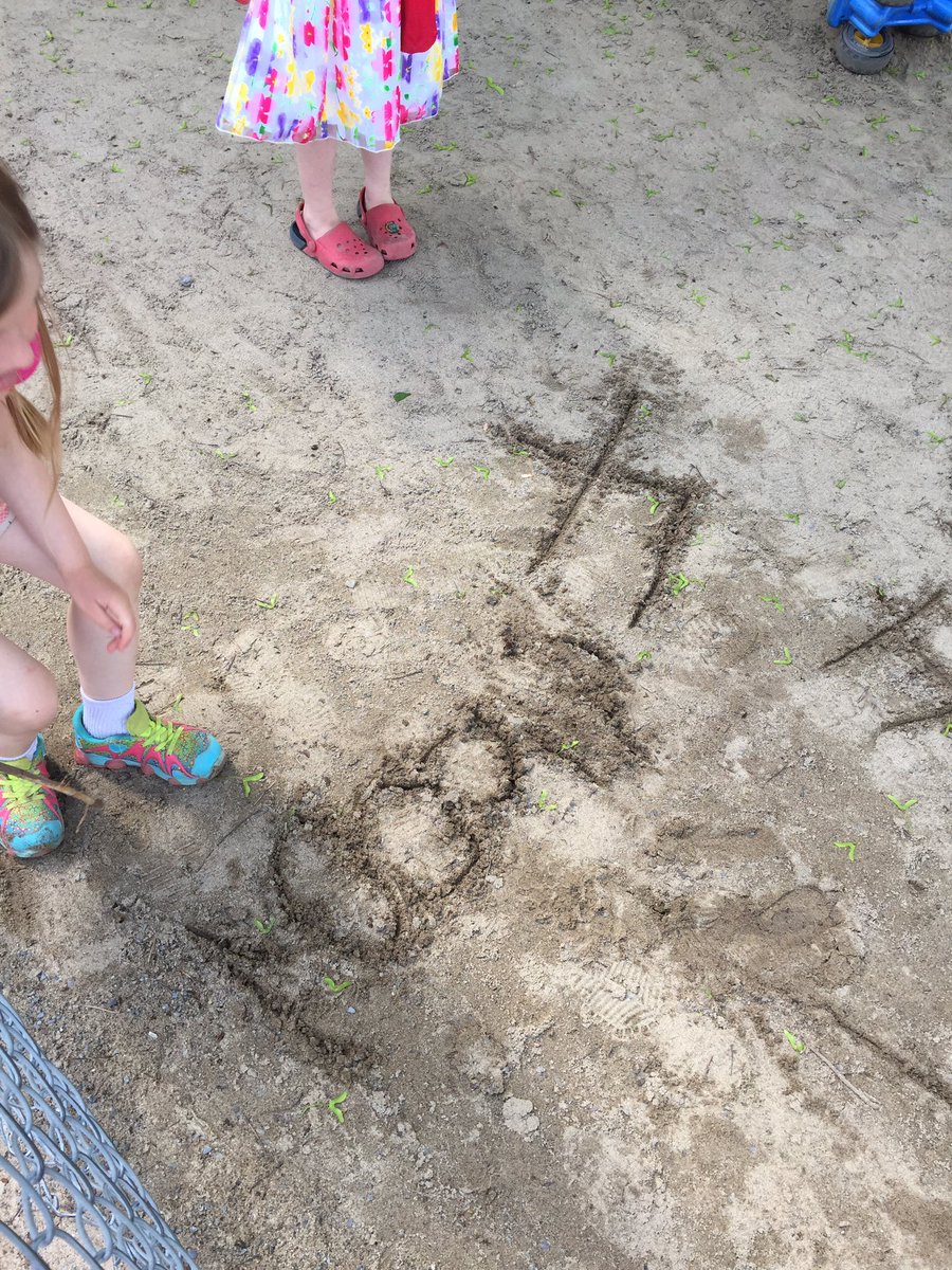 Math is Everywhere! Practising our numbers today. <a href="/Tornadohowl/">Barrhaven PS</a>