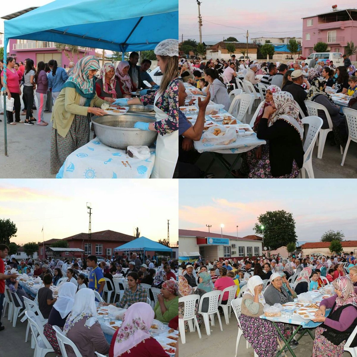 BaskanAKIN's tweet photo. #Turanlar mahallemizde düzenlediğimiz #iftar yemeğinde Ramazan'ın bereketini paylaştık. Tuttuğumuz oruçlarımızı Allah kabul etsin. https://t.co/czkjsOlKGi