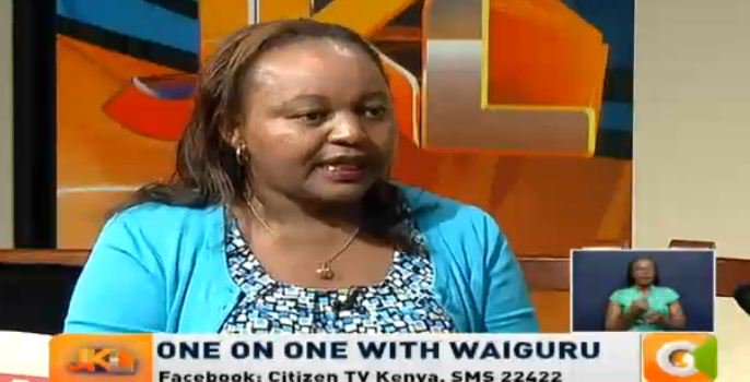 citizentvkenya's tweet photo. Waiguru: If I meet Martha Karua, I will say hi, but we do not go out for coffee #JKLive https://t.co/Hvb7zO5lNR