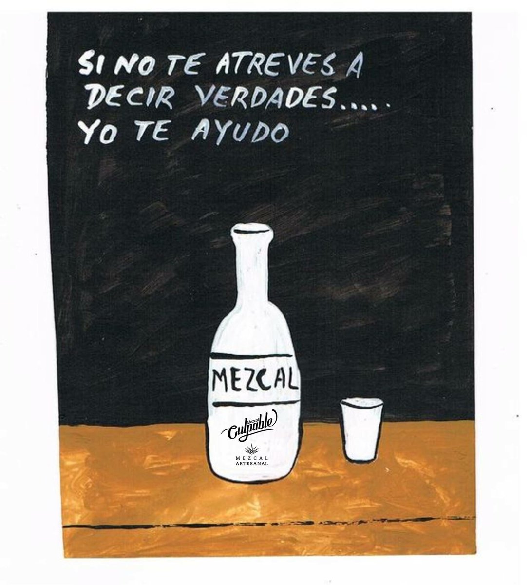 MezcalCulpable's tweet photo. Somos culpables de ayudarte :)  #Mezcalculpable #mezcal #drinks #culpable #mezcalartesanal #mezcaltime #agave #México #Oaxaca #spirits https://t.co/EzOZhBctTQ