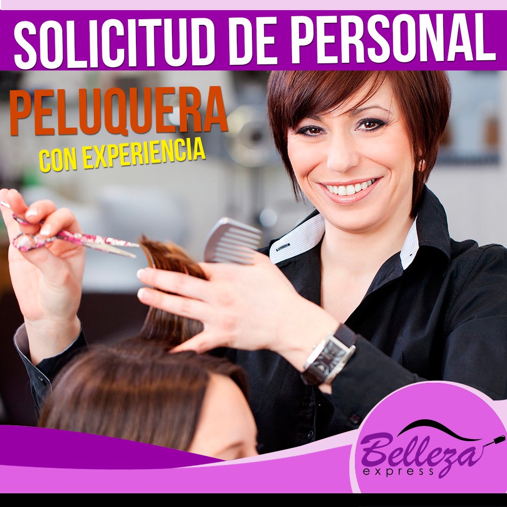 _bellezaexpress's tweet photo. #BellezaExpress está en busca de Personal, que se destaque en el área de #Peluqueria Contactanos 0414 6080296/ 04160859257📲#31May https://t.co/BPNvBx0QLj
